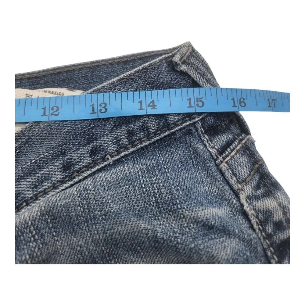 Ariat Jeans Men 31x34 Blue M4 Low Rise Boot Cut Denim Western Cowboy Workwear - Picture 6 of 11